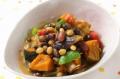 夏野菜と八種豆のカレースープ煮